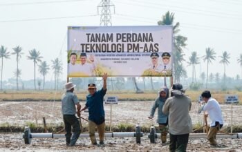 Pemkab Pinrang Terapkan Teknologi PM-AAS di 7.900 Hektare Lahan Pertanian
