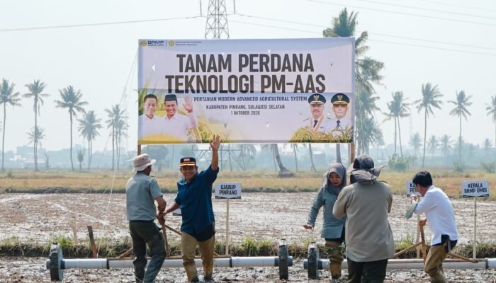 Pemkab Pinrang Terapkan Teknologi PM-AAS di 7.900 Hektare Lahan Pertanian
