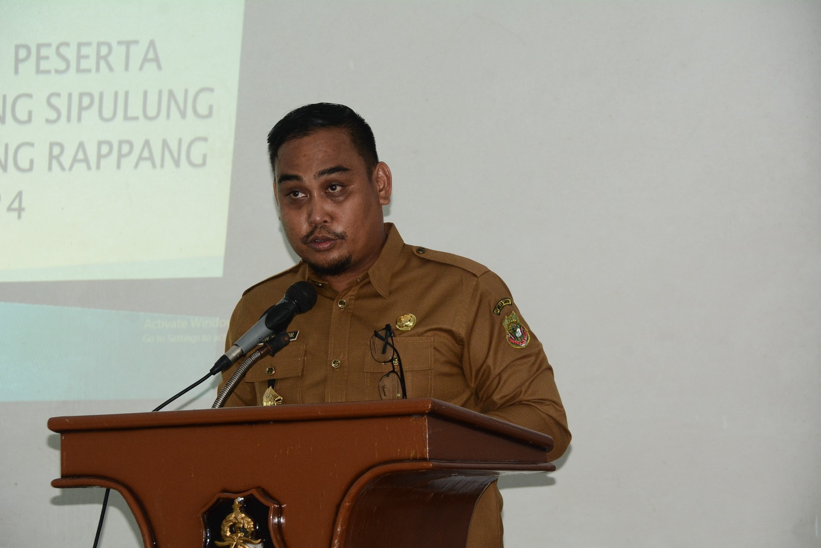 Penjabat Sekretaris Daerah Kabupaten Sidrap, Muhammad Yusuf DM