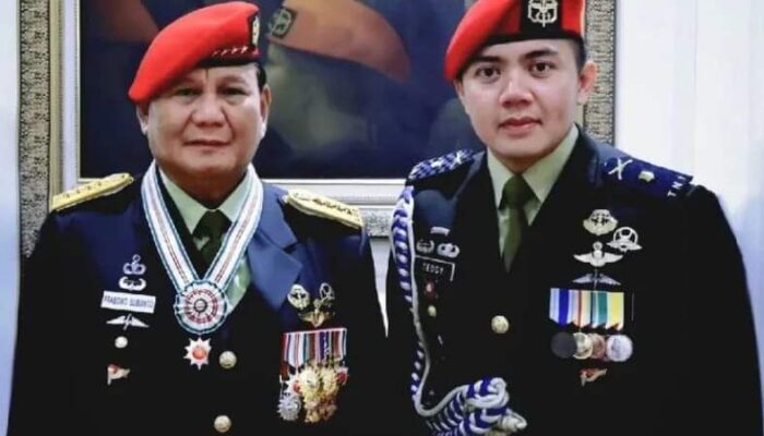 Ajudan Prabowo Mayor Teddy Dimutasi Wadanyonif Para Raider 328/Dirgahayu