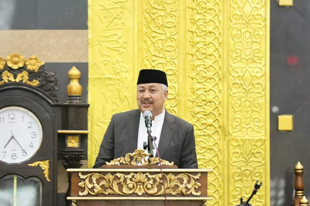 Bupati Pinrang Irwan Hamid Shalat Idul Fitri di Masjid Al-Munawwir Pinrang (IST).