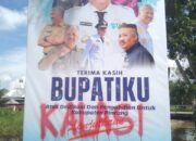 Polisi Buru Pelaku Pencoretan Baliho Bupati Pinrang