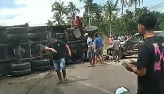 Kecelakaan Beruntun di Sidrap 1 Orang Meninggal Dunia