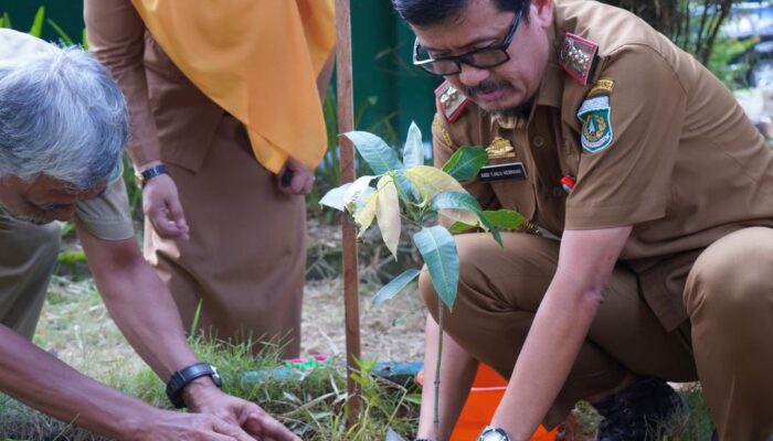 Hari Bumi, Sekda Pinrang: Pentingnya Jaga Ekosistem Melalui Menanam Pohon