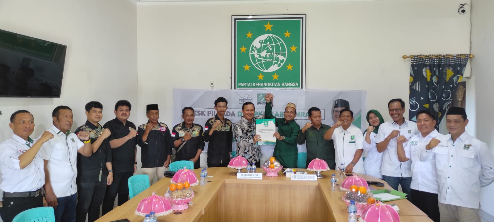 Kembalikan Formulir Cakada di PKB-Gelora, Abdillah Natsir: Untuk Pinrang Bangkit