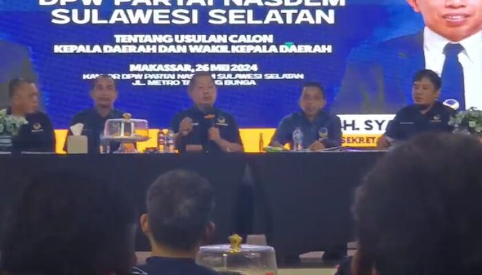 NasDem Usung Andi Sudirman Sulaiman-Fatmawati Rusdi di Pilgub Sulsel