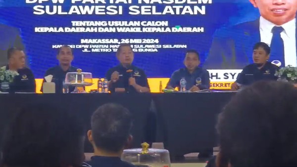 NasDem Usung Andi Sudirman Sulaiman-Fatmawati Rusdi di Pilgub Sulsel