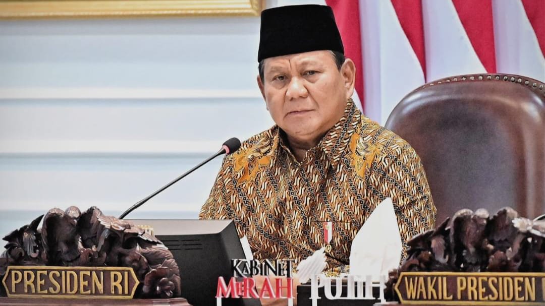 Presiden Prabowo Subianto saat memimpin rapat paripurna perdana Kabinet Merah Putih (IST)