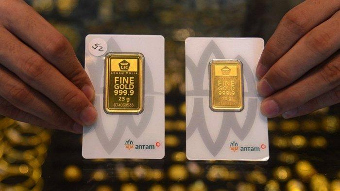 Harga Emas Antam Hari ini Jumat Naik Rp 4 Ribu Per Gram