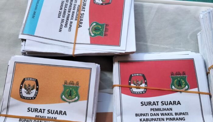 Kertas Suara Berwarna Orange Beredar di TPS, Ketua KPU Pinrang Baru Tau