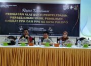 KPU Palopo Rapat Persiapan Alat Bukti Penyelesaian Perselisihan Hasil Pilkada