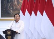 Presiden Prabowo saat membuka sidang kabinet paripurna yang digelar di Istana Kepresidenan, Rabu (22/1/2025).