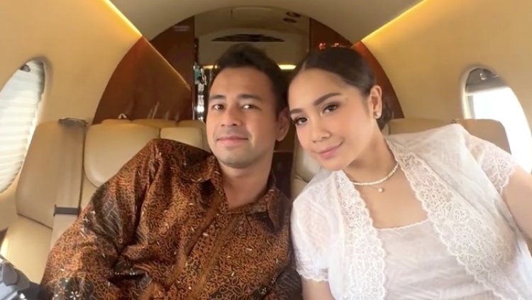 Raffi Ahmad dan Nagita Slavina saat di Jet Pribadi Mereka (Istimewa/ angindai.com)