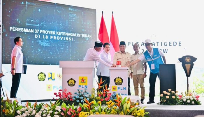 Presiden Prabowo Resmikan 37 Proyek Strategis Ketenagalistrikan, Targetkan Kemandirian Energi