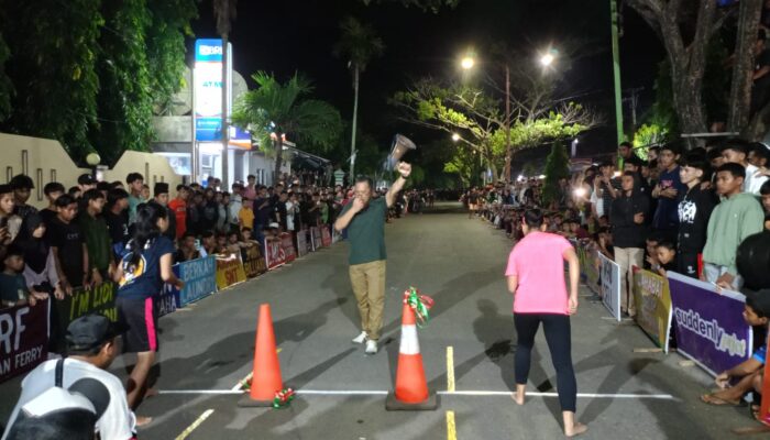 Salam Perpisahan, Kapolres Pinrang Lepas Peserta Tiba Tiba Ramadan Run Rice