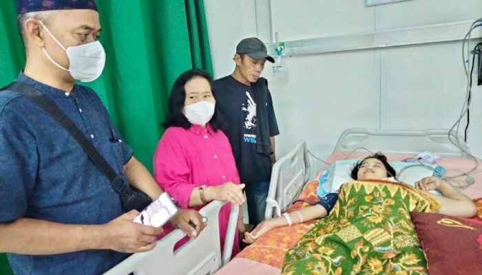 Kadis Kesehatan Pinrang Dyah Puspita Dewi Pastikan Pelayanan Kesehatan Warga Kaseralau yang Ditandu
