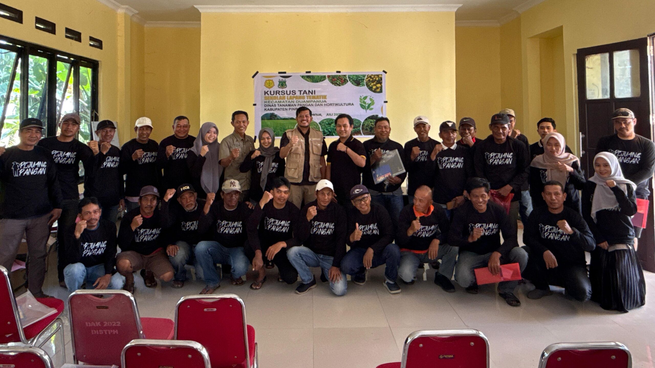 Dinas Tanaman Pangan dan Hortikultura (TPH) Kabupaten Pinrang gelar Kursus Tani Sekolah Lapang Tematik di Balai Penyuluh Pertanian (BPP) Kecamatan Duampanua, Kabupaten Pinrang