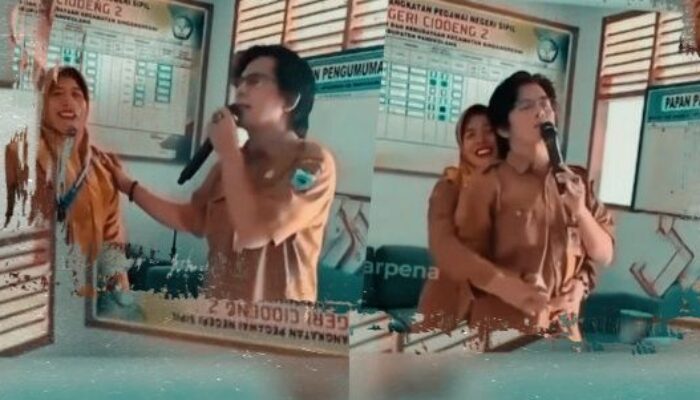 Viral! Dua Kepsek di Pandeglang Karaoke Mesra Pakai Smart TV Bantuan Presiden