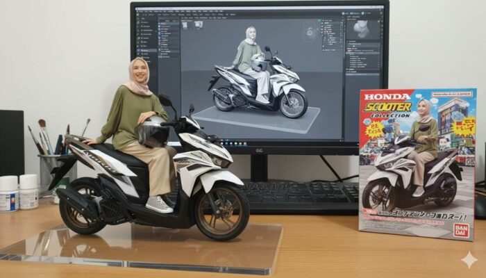 Tren Baru di Medsos: Ubah Foto Motor Jadi Miniatur Realistis Ala Action Figure dengan AI