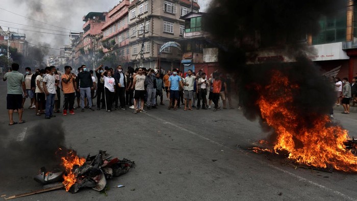 Kerusuhan anti-pemerintah di Nepal - angindai.com