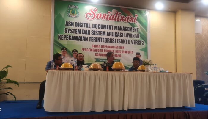 Sosialisasi SAKTI V.3 dan ASN Digital: Pinrang Percepat Layanan Kepegawaian
