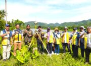 Kolaborasi Dinas SDABK Pinrang dan BBWSPJ lakukan survei desain dan pengukuran hidromatik (12-13/11/2025) untuk mitigasi abrasi tanggul Sungai Saddang di Desa Teppo dan Masolo.