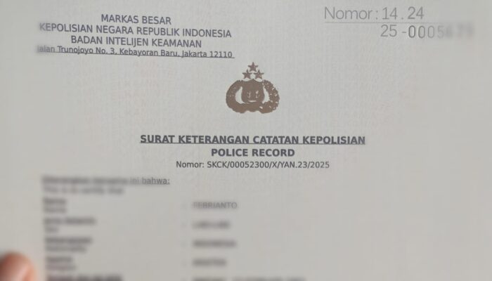 Kabar Gembira, Polri Terapkan SKCK Full Online Bisa Cetak Dimanapun