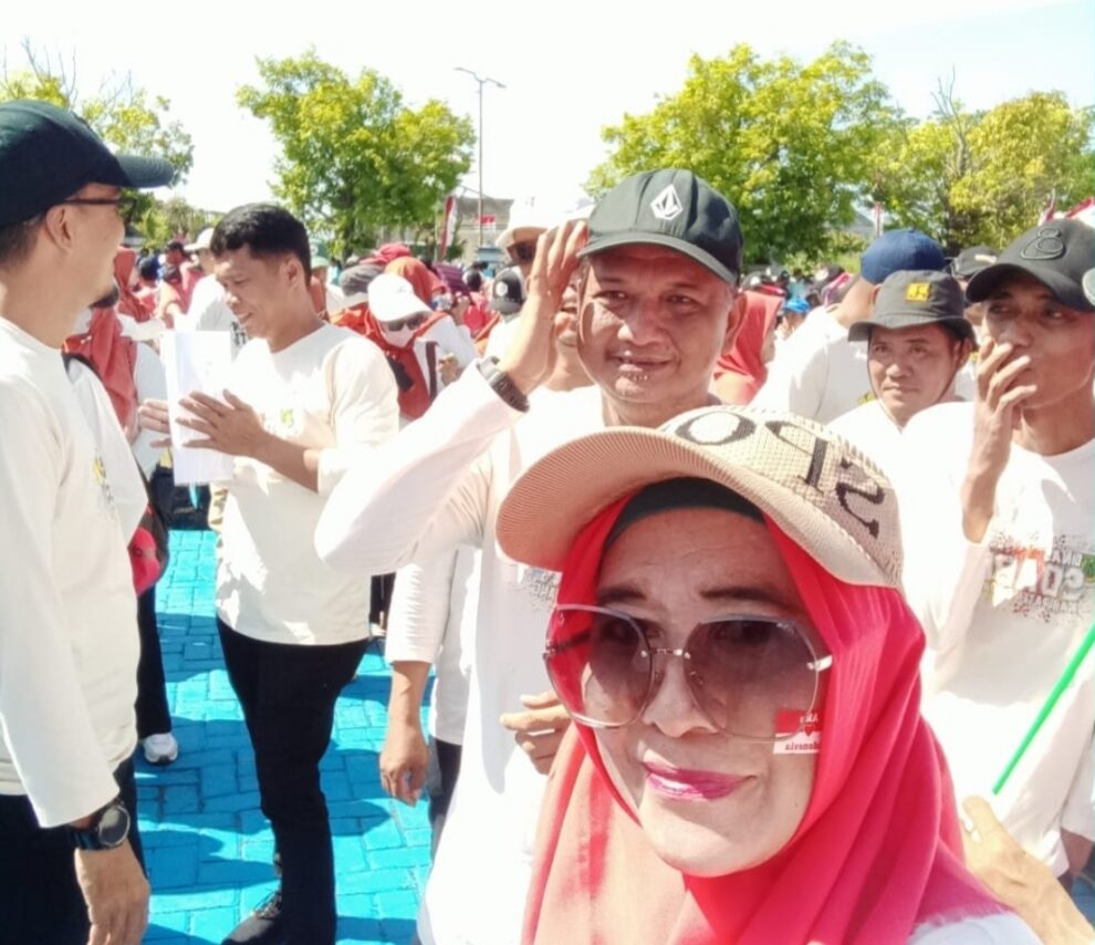 Sekdis SDABK Muhammad Hasbi Pimpin Tim Devile HUT RI ke-80 Pinrang