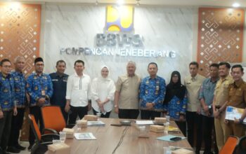 Bupati Pinrang H.A. Irwan Hamid tinjau kritis abrasi irigasi Patampanua dan jalan Lome-Batulappa yang rusak parah. Pemkab Pinrang harap BBWS Pompengan-Jeneberang segera ambil langkah konkret