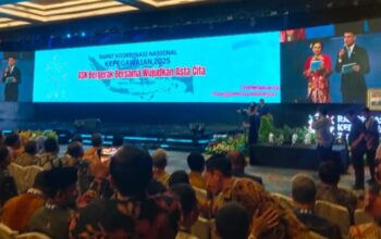 Kepala BKPSDM Abdul Rahman, hadir dalam kegiatan nasional tersebut mewakili Bupati Pinrang Andi Irwan Hamid, Rakornas Kepegawaian tahun ini secara khusus mengangkat tema “ASN Bergerak Bersama Wujudkan Asta Cita” - angindai.com