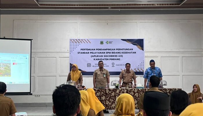Dinkes Pinrang Perkuat SPM, Aplikasi Siscobikes Dipuji Kemenkes
